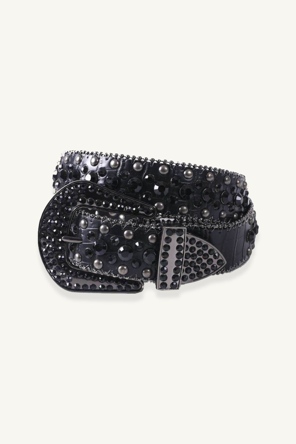 Black rhinestone belt | Y2K Streetwear | y2k streetwear