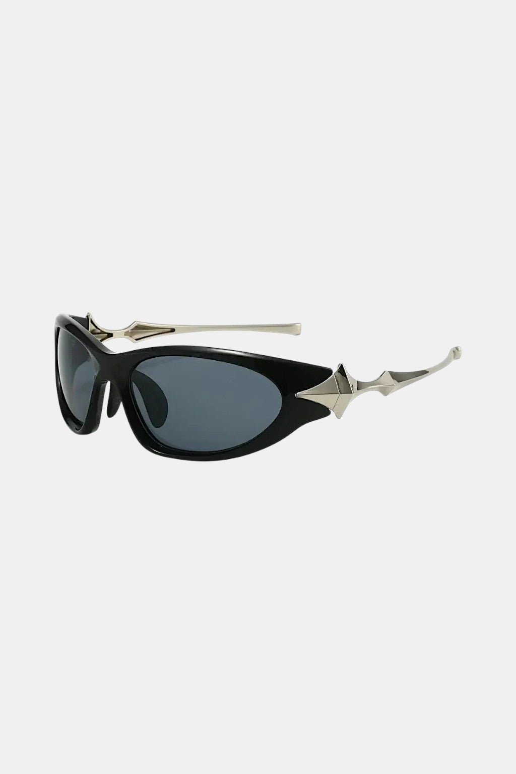 Lunette de soleil Streetwear '' - Argent/noir