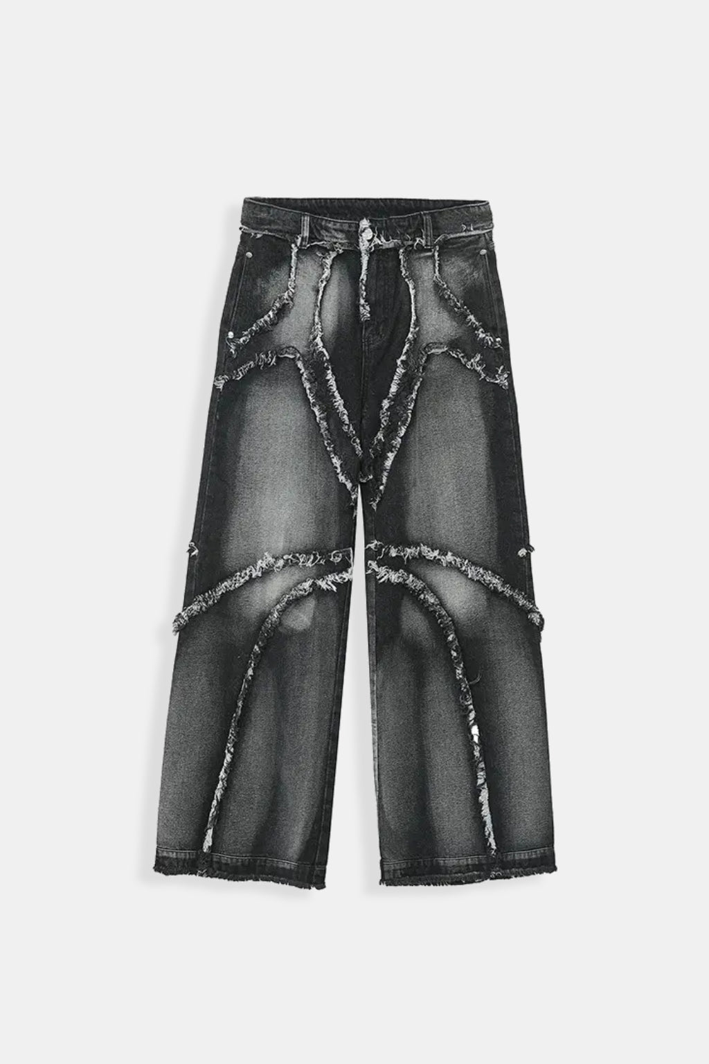 パンツ y2k opium drape flare black denim pants Opium Jean | Y2K Streetwear | y2k streetwear