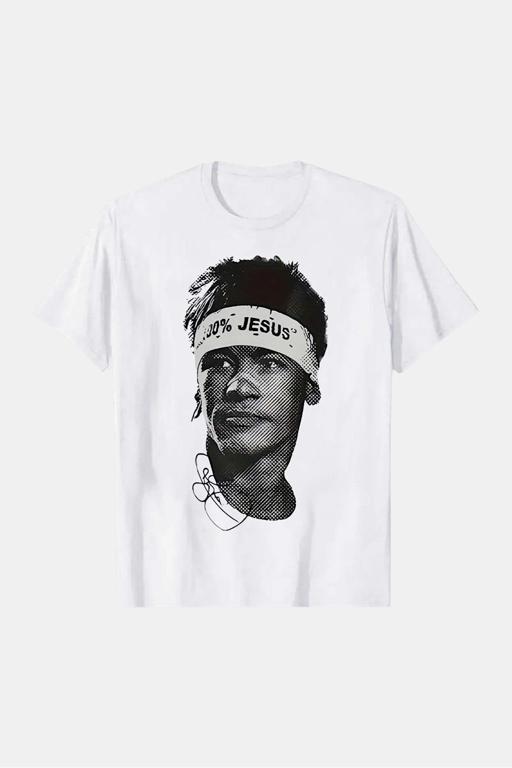 100% jesus t shirt - y2k streetwear