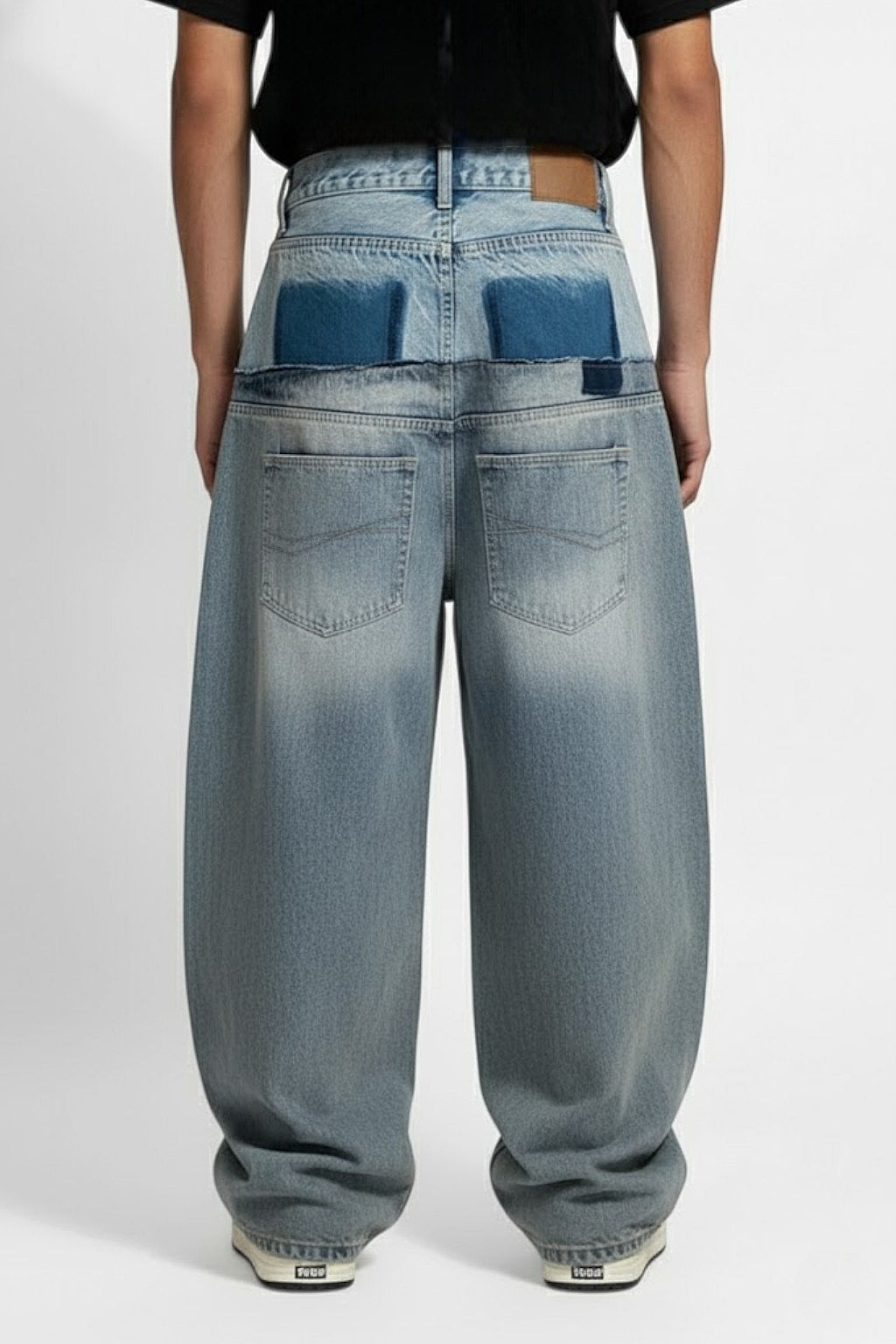 Double waist jean