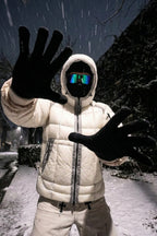 Technical puffer jacket