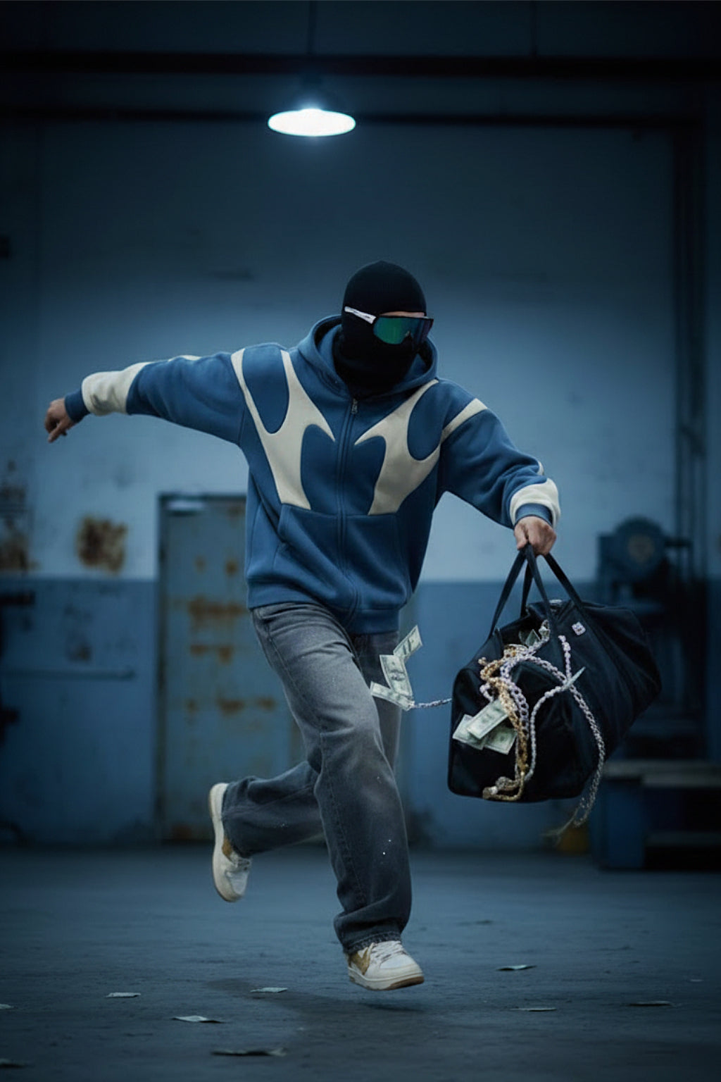 Sweat capuche vintage