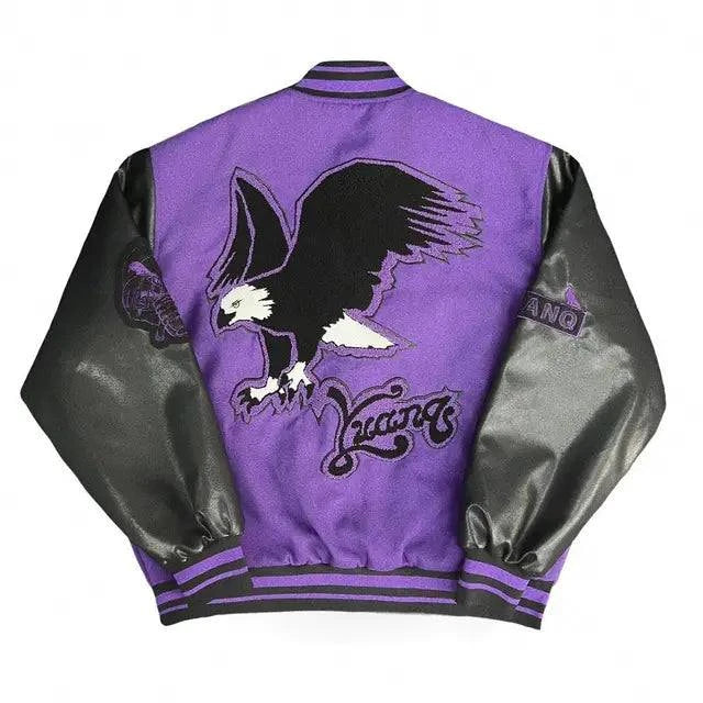 Varsity jacket violet | Y2K Streetwear | y2k streetwear