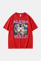 Alpha male t shirt - y2k streetwear