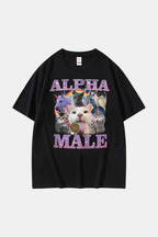 Alpha male t shirt - y2k streetwear