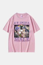 Alpha male t shirt - y2k streetwear