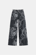 Baggy dragon jeans - y2k streetwear