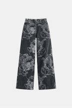 Baggy dragon jeans - y2k streetwear