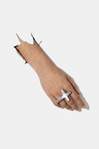 Bague croix - y2k streetwear