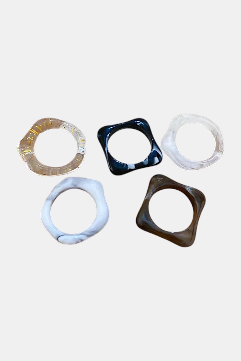Bague en acrylique - y2k streetwear