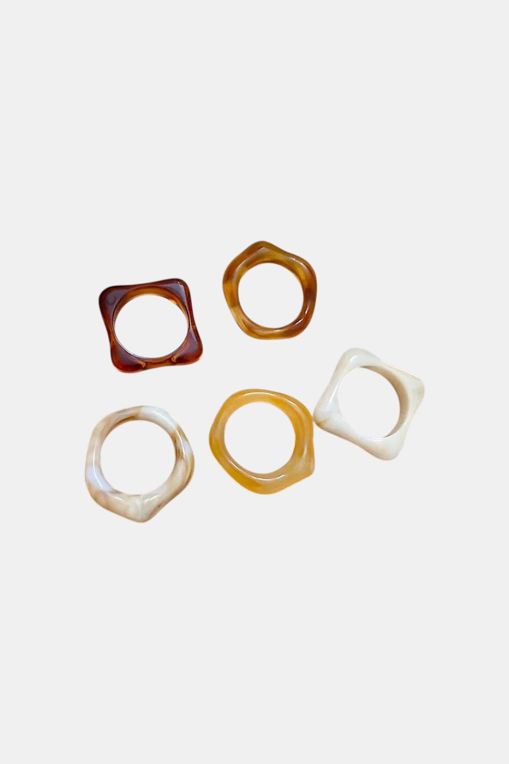 Bague en acrylique - y2k streetwear