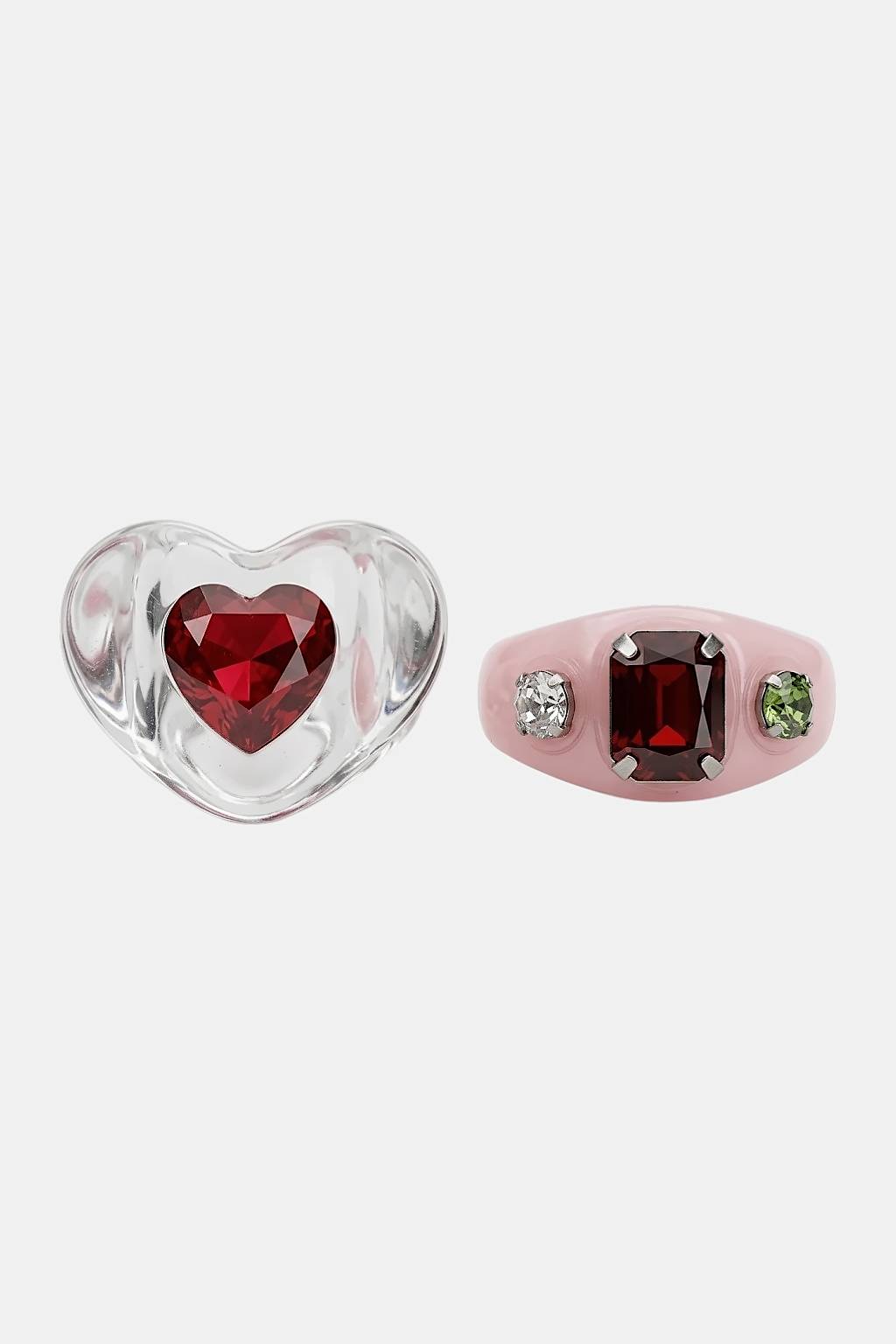 Bague en acrylique - y2k streetwear
