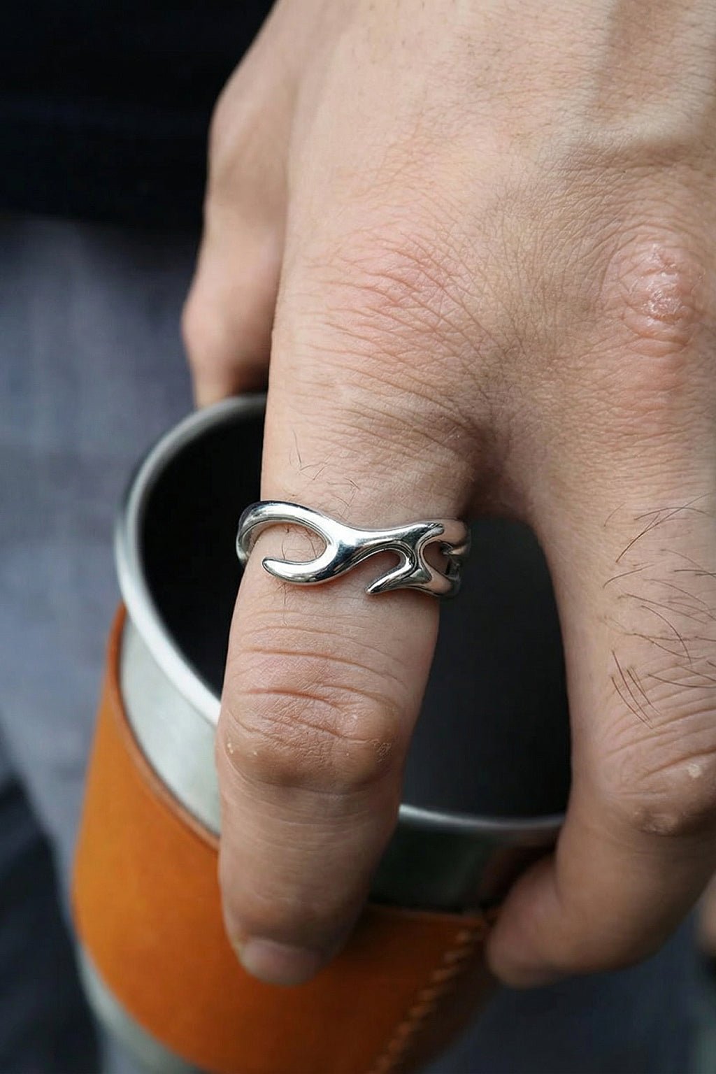 Bague flamme - y2k streetwear