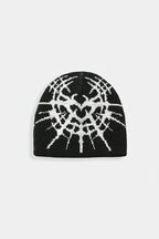 Black beanie Y2K - y2k streetwear