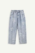 Blue jeans croix - y2k streetwear