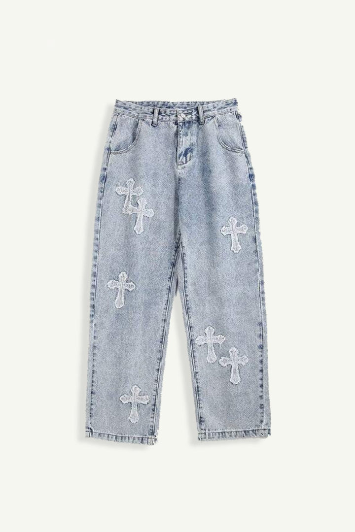 Cross lace-up flared denim y2k・ギャル・お兄系 y2k vintage デニムパンツ ジーンズ ラメ お兄系 ギャル - メルカリ