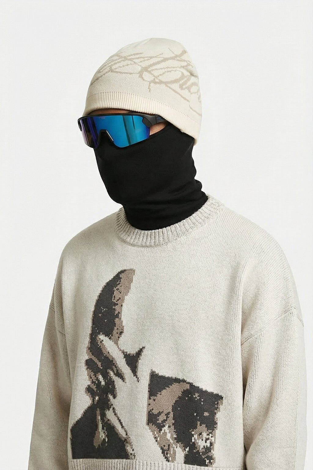 Bonnet calligraphie - y2k streetwear