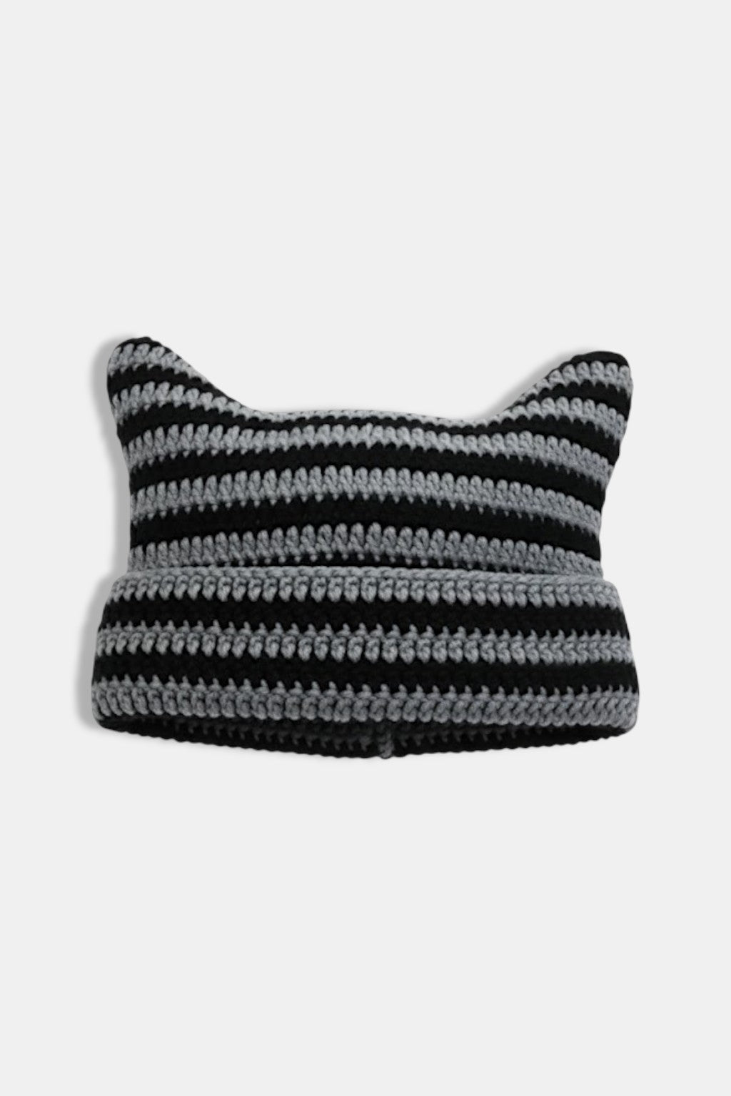Bonnet chat crochet - y2k streetwear