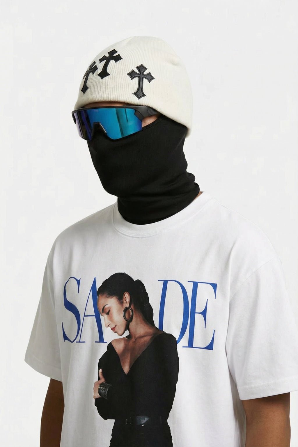 Bonnet croix - y2k streetwear