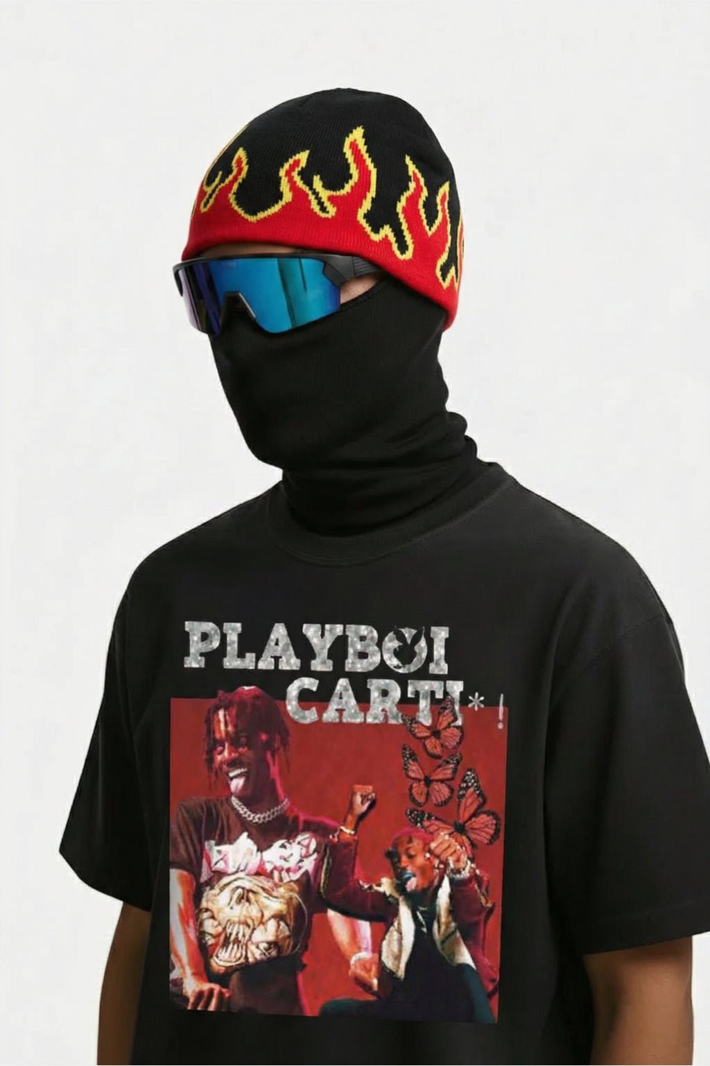 Bonnet flamme - y2k streetwear