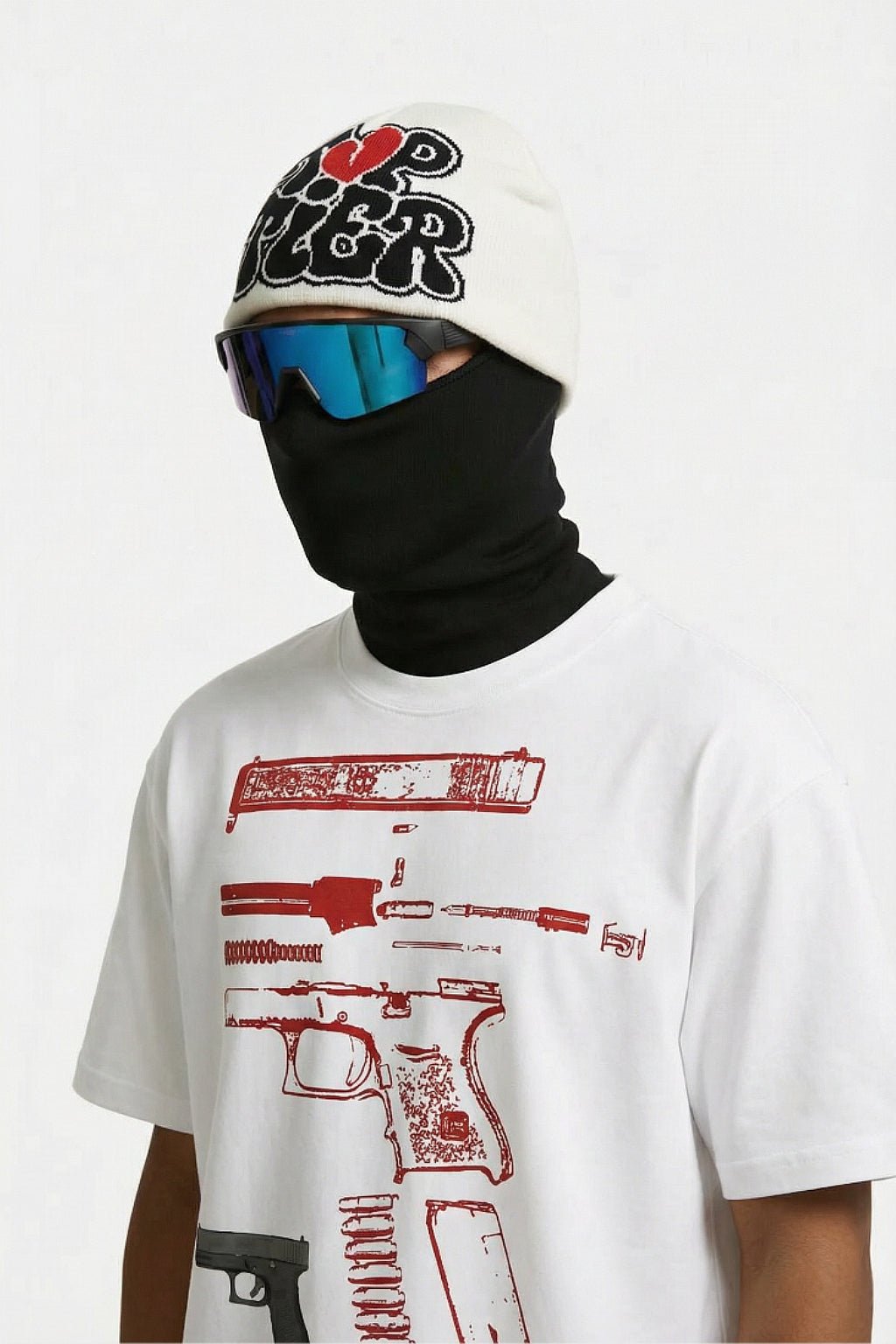 Bonnet imprimé Y2K - y2k streetwear