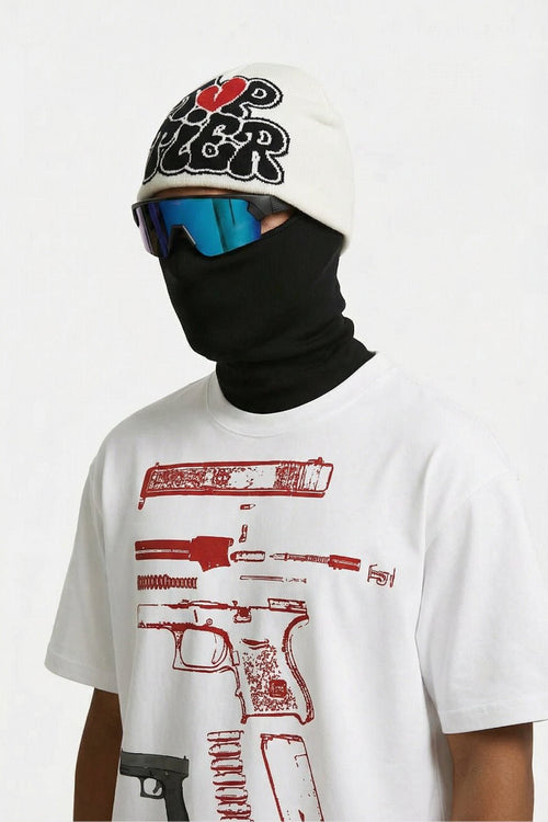 Bonnet imprimé Y2K - y2k streetwear