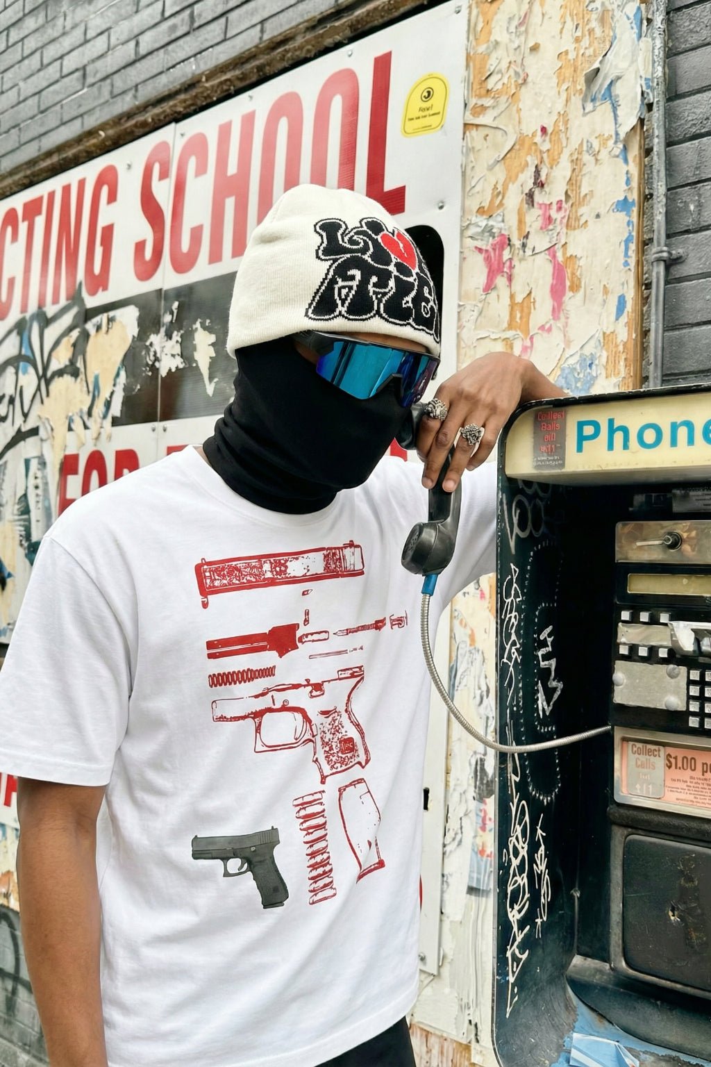 Bonnet imprimé Y2K - y2k streetwear