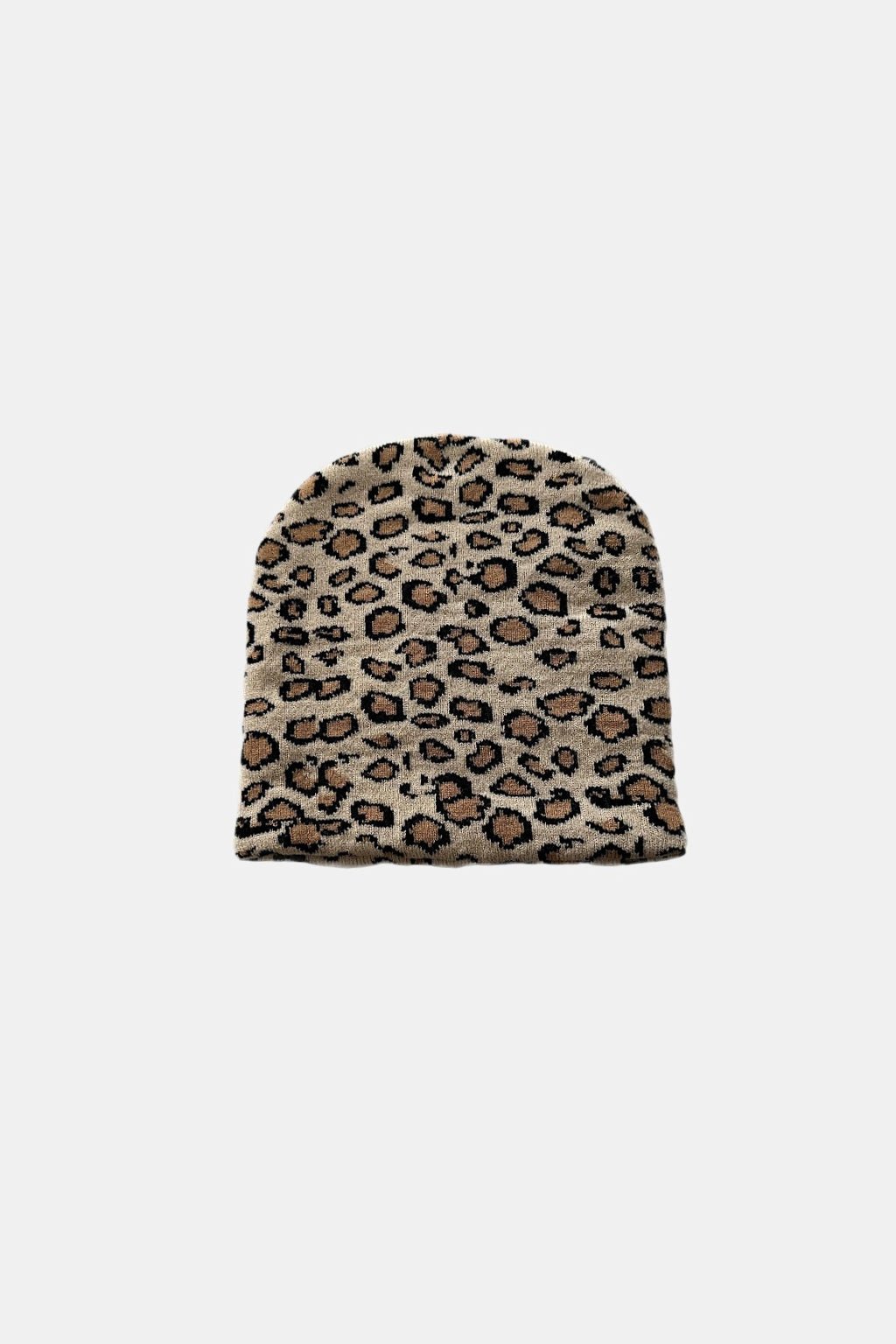 Bonnet leopard - y2k streetwear