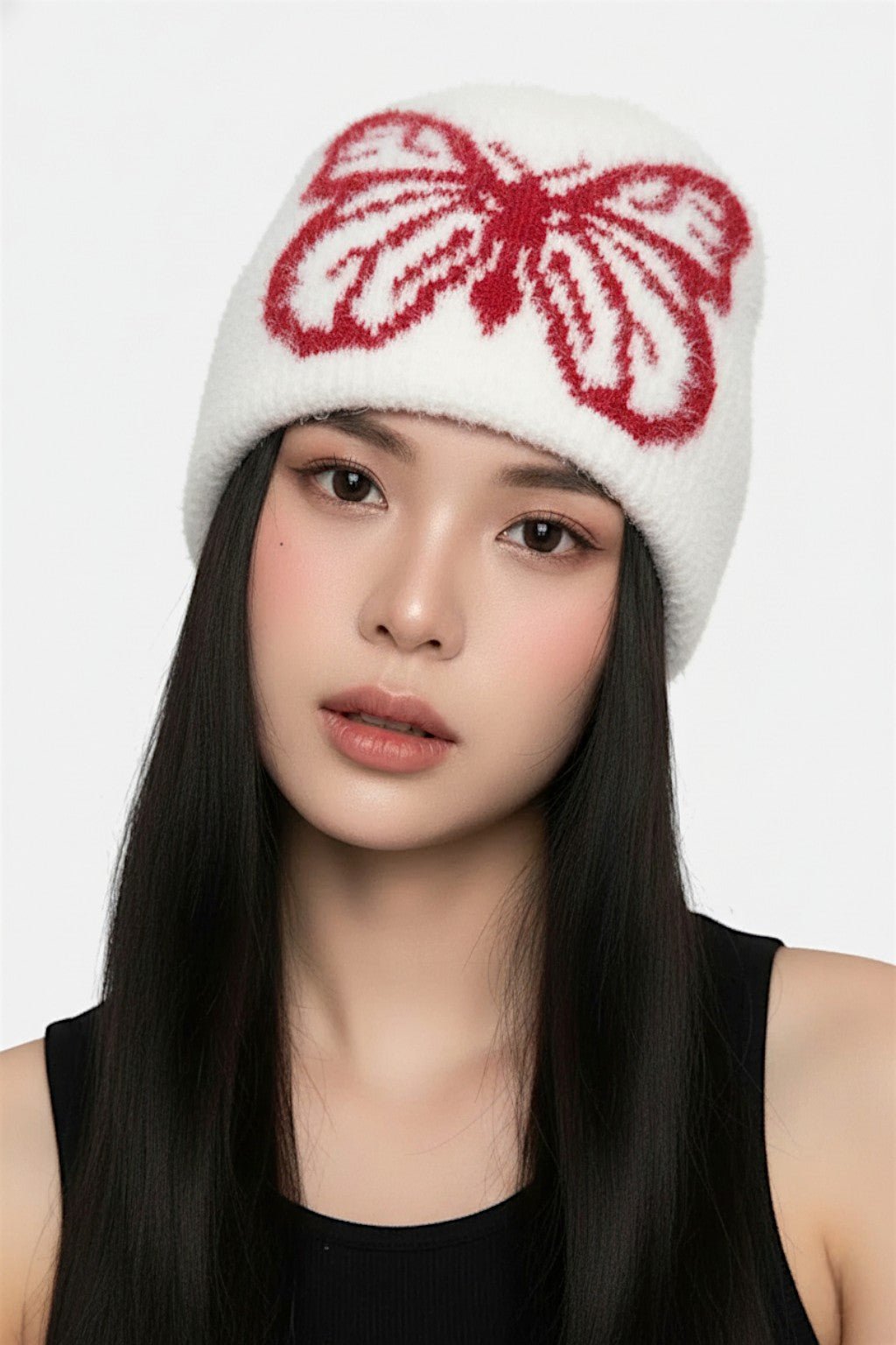 Bonnet papillon - y2k streetwear