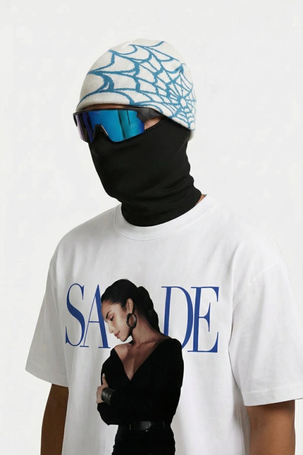 Bonnet toile d'araignée - y2k streetwear