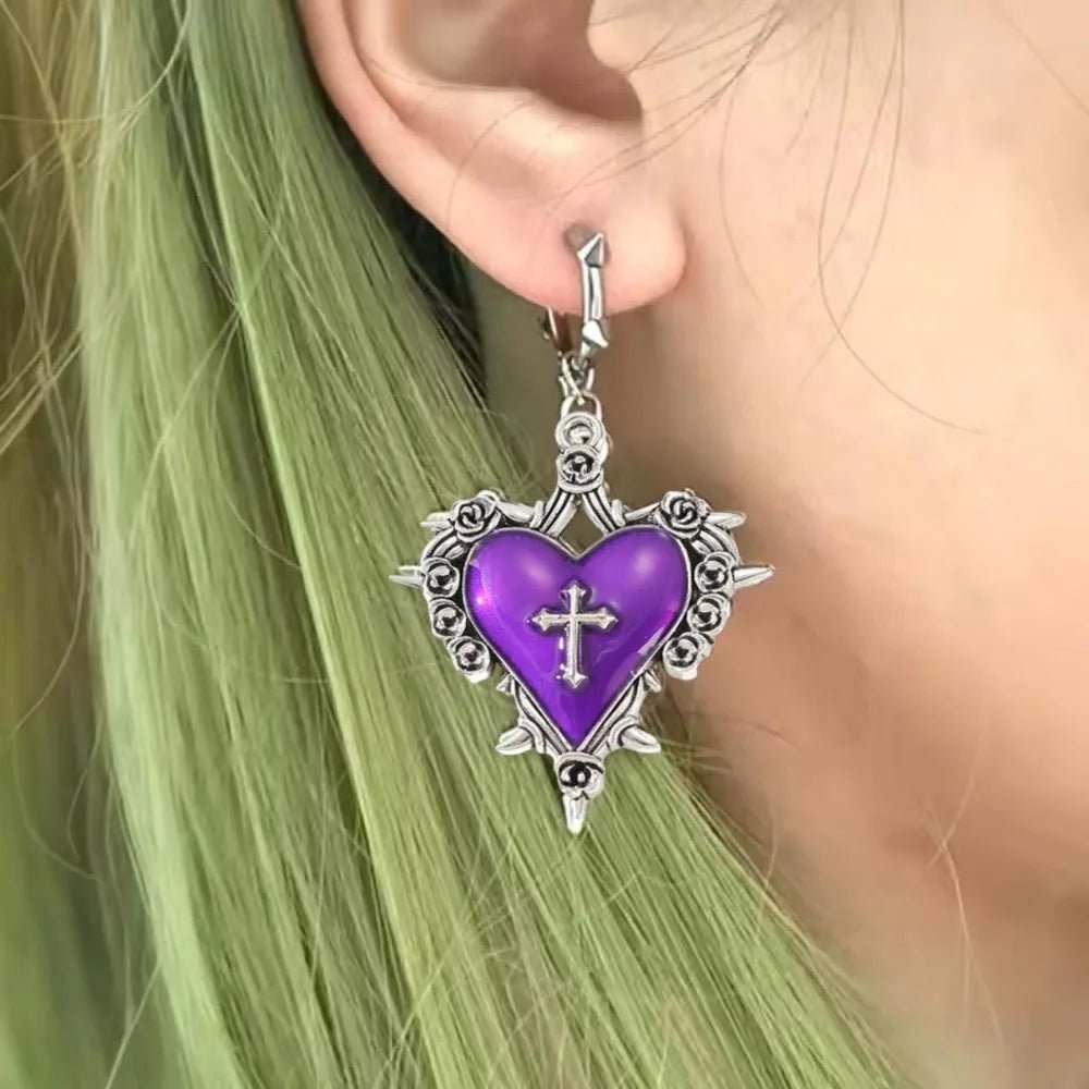 boucle d oreille gothique - y2k streetwear