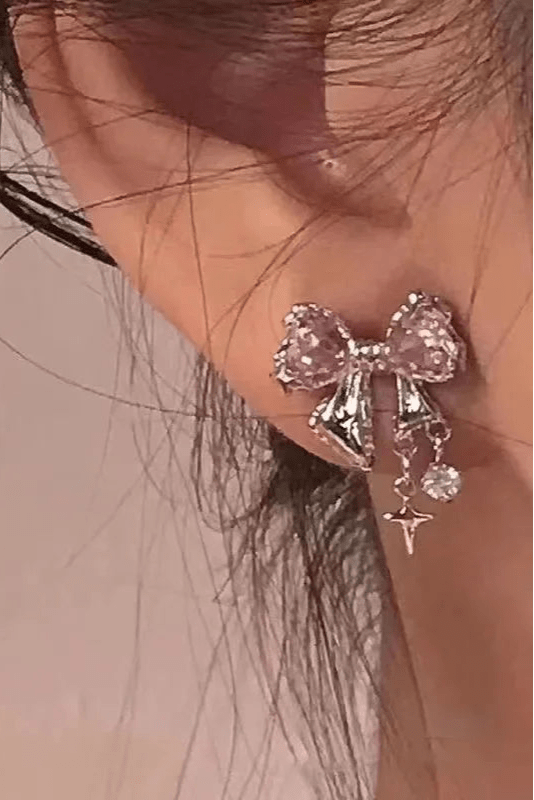 boucle d'oreille noeud - y2k streetwear