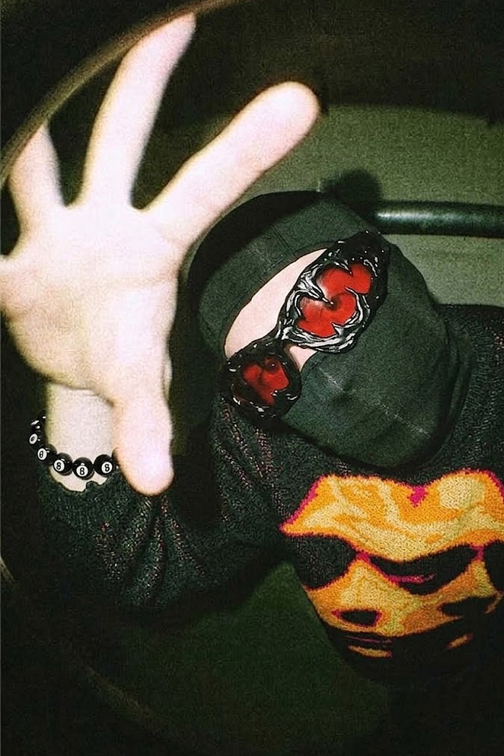 Bracelet à 8 boules - y2k streetwear