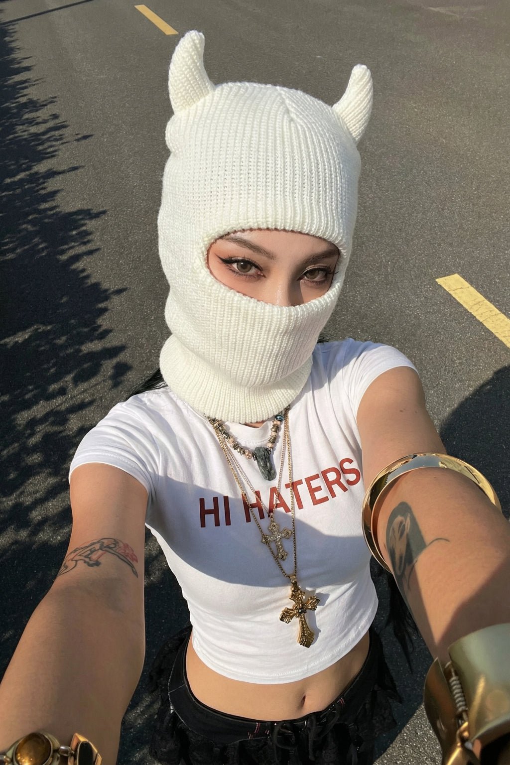 Cagoule corne - y2k streetwear