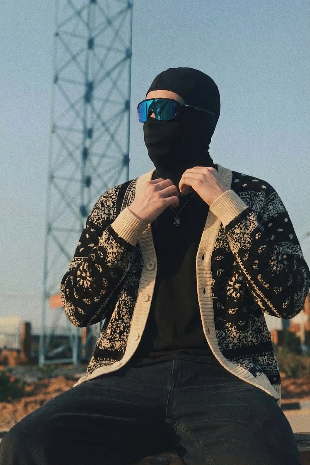 Cardigan Bandana - y2k streetwear