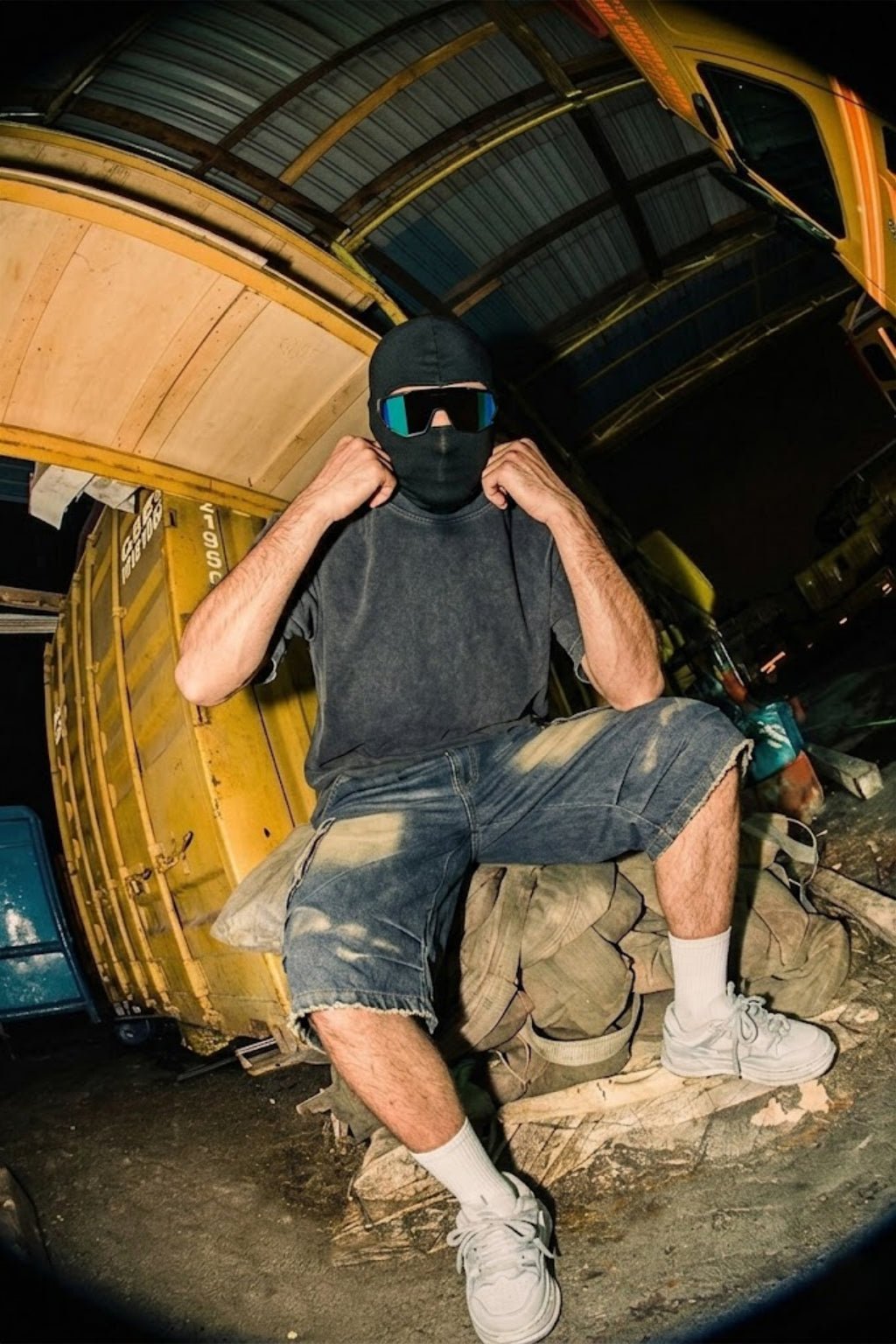 Cargo jort - y2k streetwear