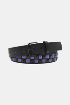 Ceinture à damier - y2k streetwear
