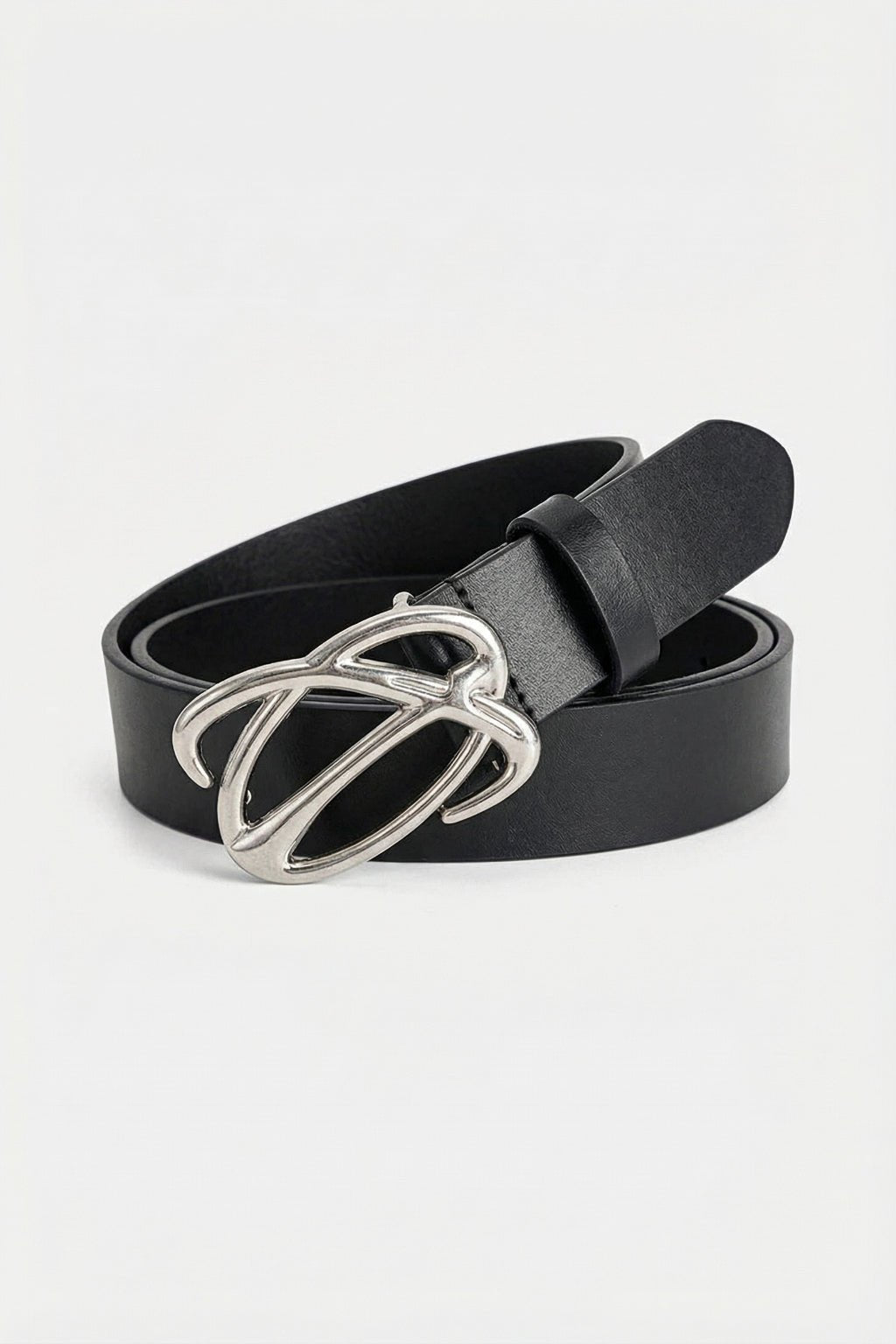 Ceinture boucle chrome - y2k streetwear