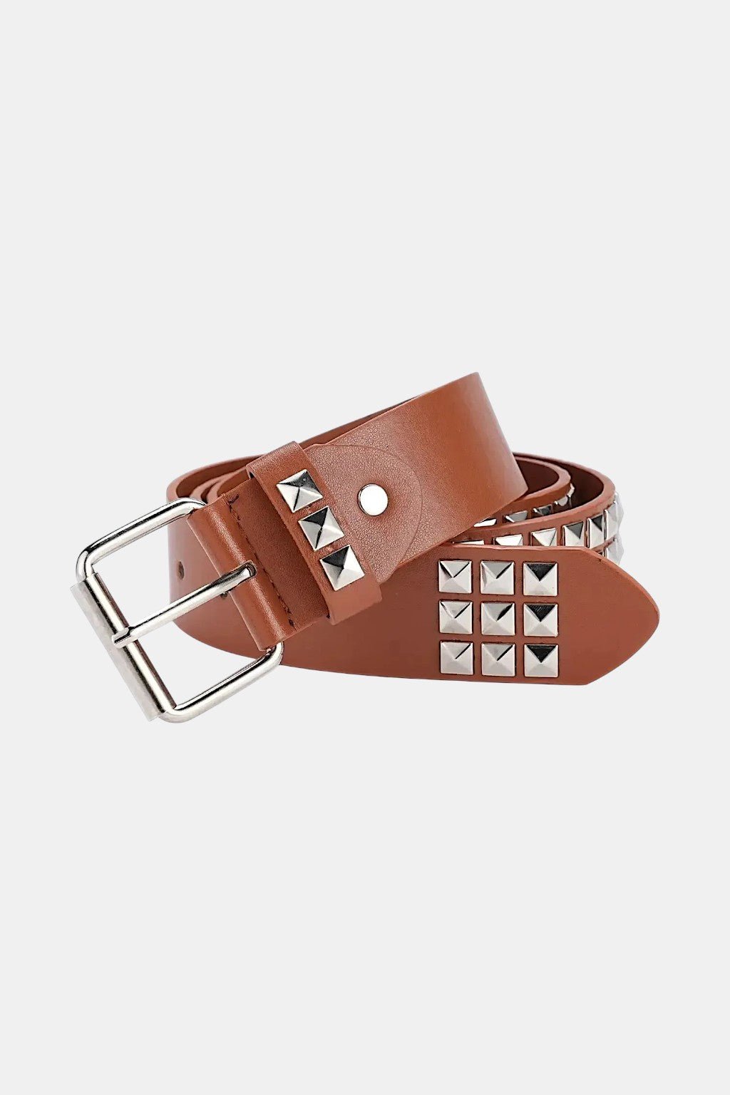 Ceinture cloutée pyramide - y2k streetwear