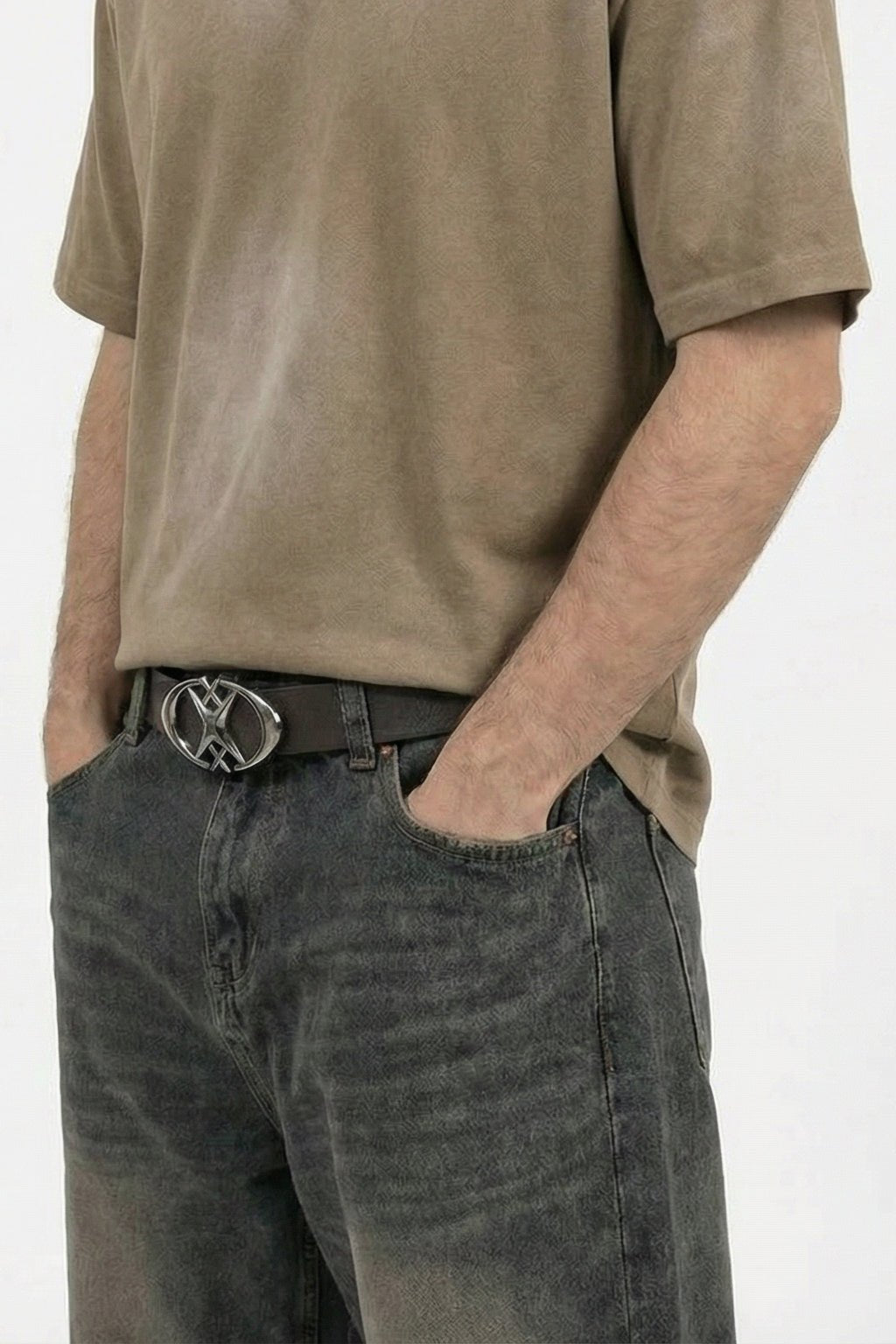 Ceinture etoile et croix - y2k streetwear