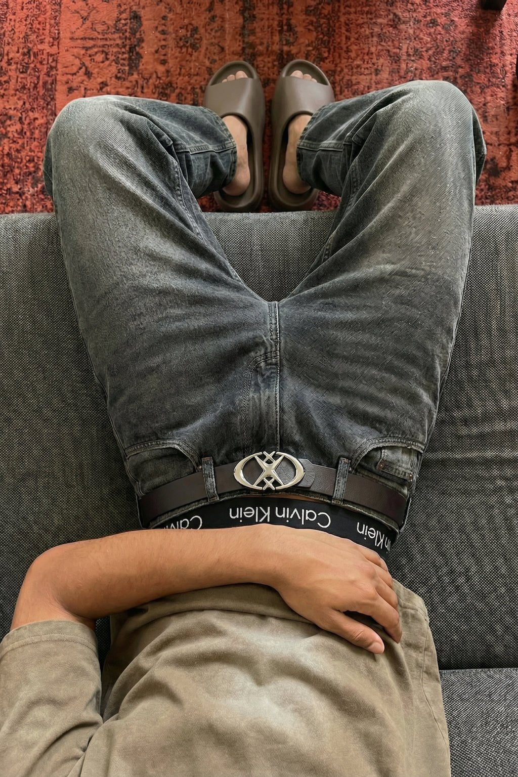 Ceinture etoile et croix - y2k streetwear