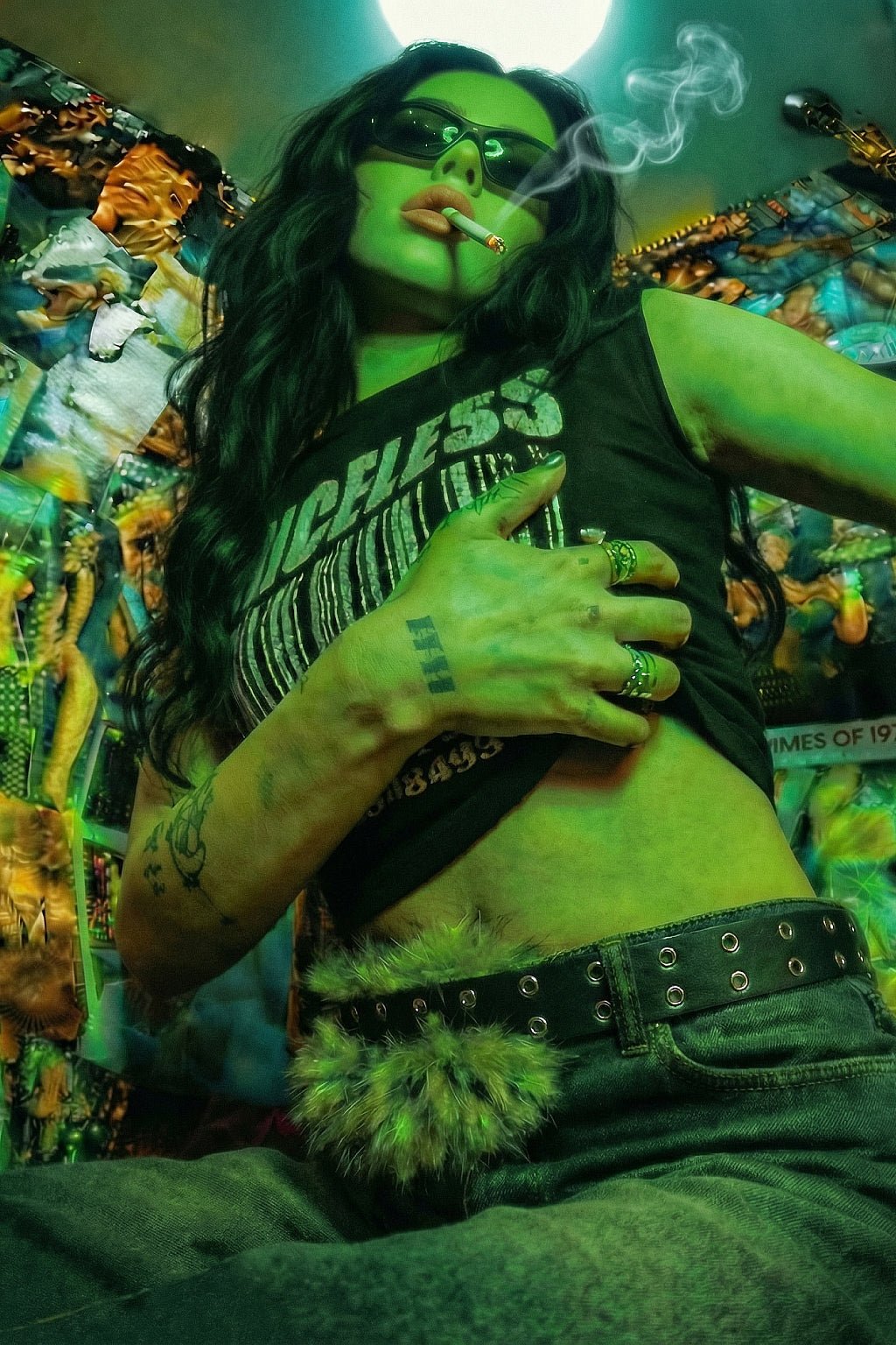 Ceinture Fourrure - y2k streetwear