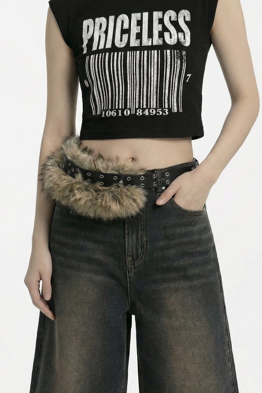 Ceinture Fourrure - y2k streetwear