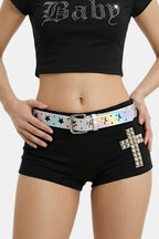 Ceinture holographique - y2k streetwear