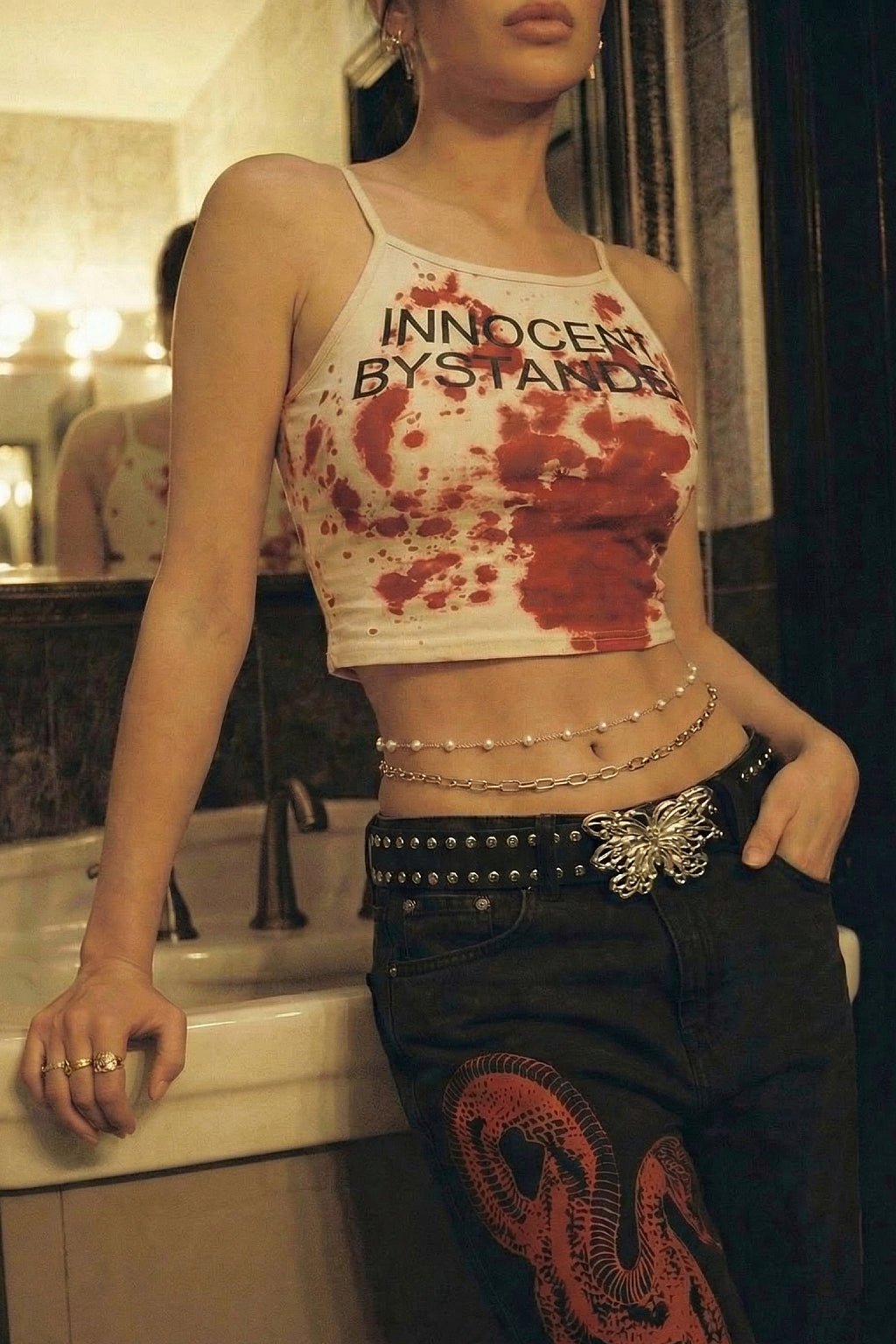 Ceinture papillon - y2k streetwear