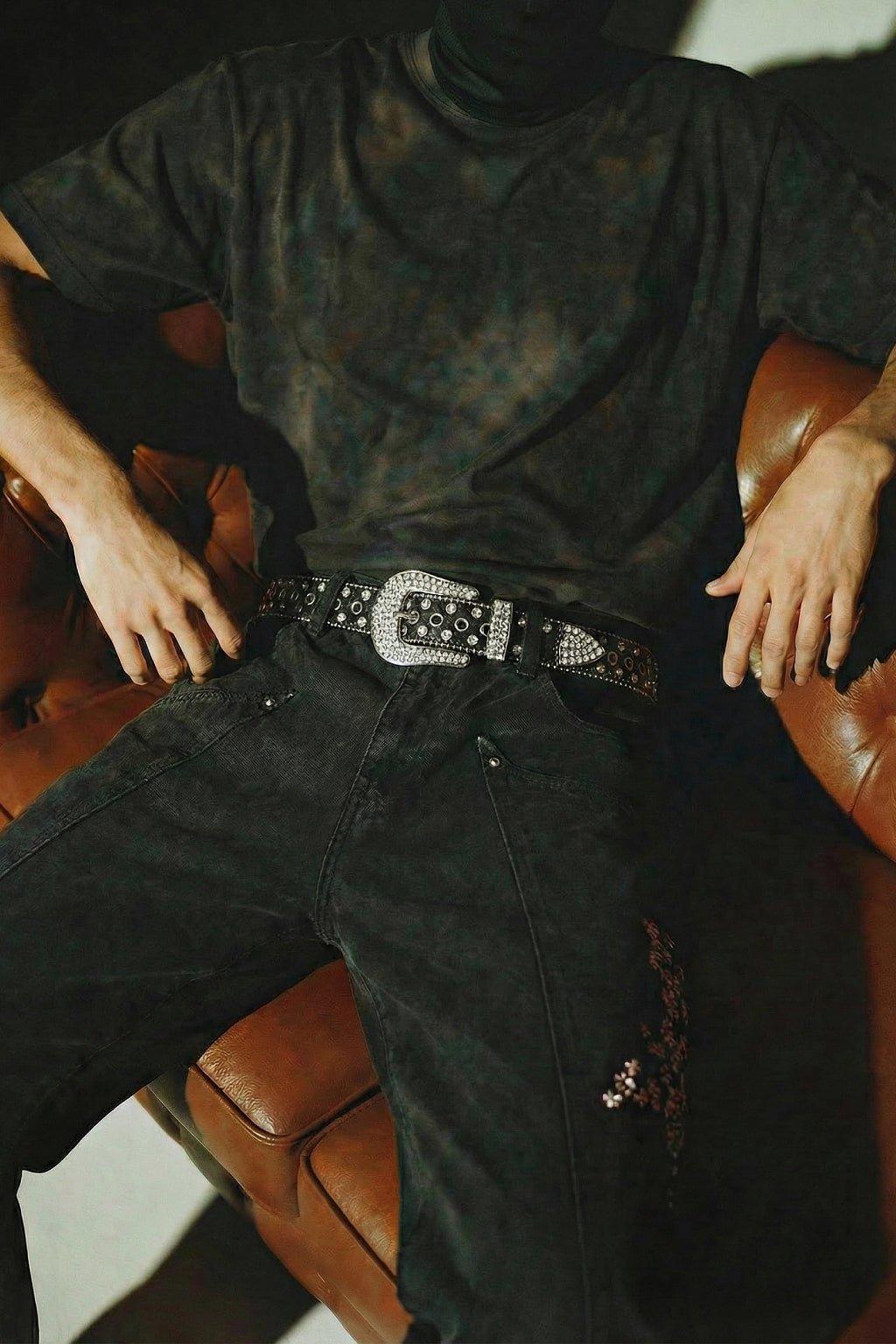 Ceinture rappeur américain - y2k streetwear