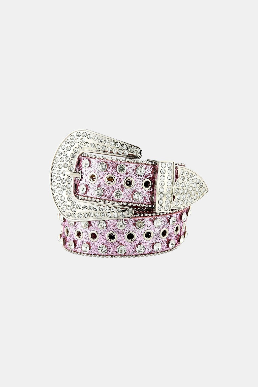 Ceinture strass rose - y2k streetwear