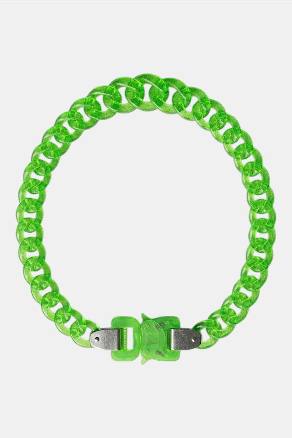 Chaine cubaine fluorescente - y2k streetwear