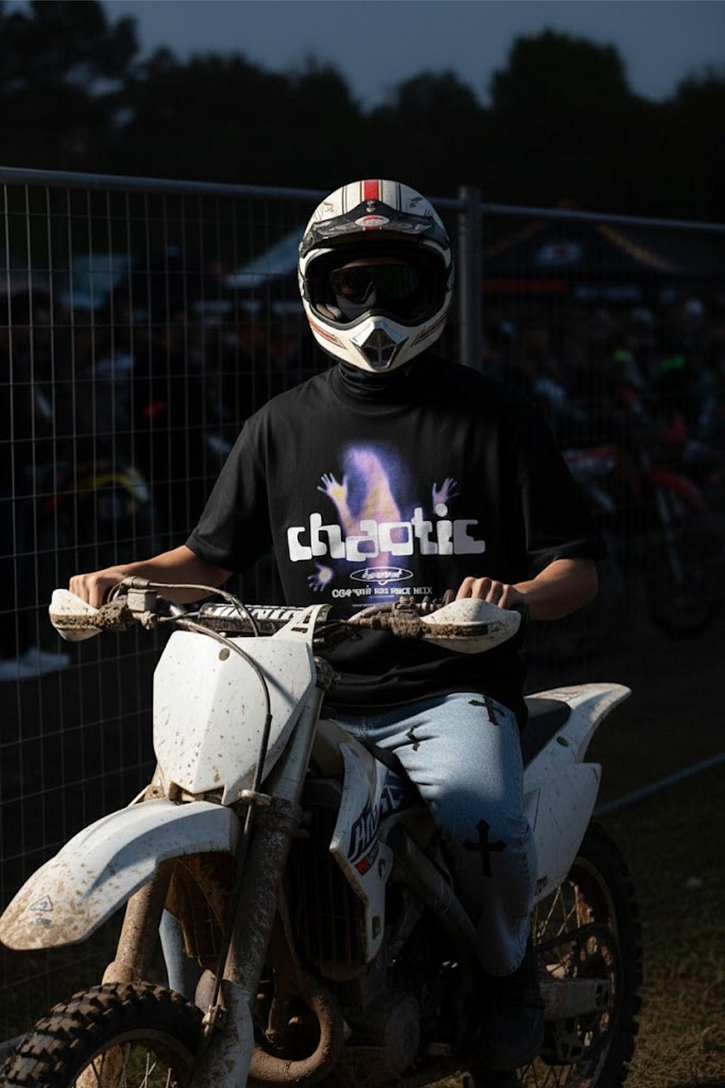 Chaotic t shirt - y2k streetwear